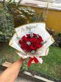 Ramo de 12 Rosas Rojas - Delirio Florería