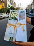 Caja Clasica 12 Rosas - Delirio Florería