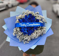 24 rosas azules - Delirio Florería