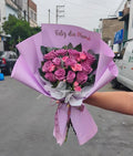 Ramo de 12 Rosas Lilas - Delirio Florería