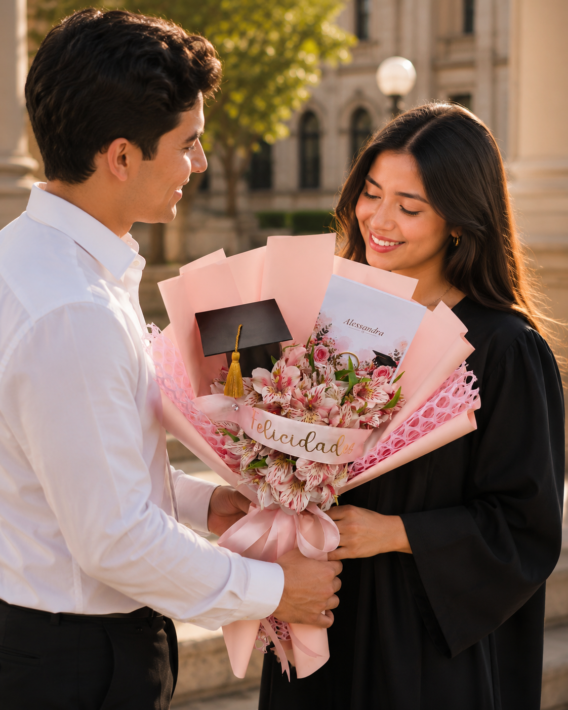 Ramo de Astromelias para Graduación