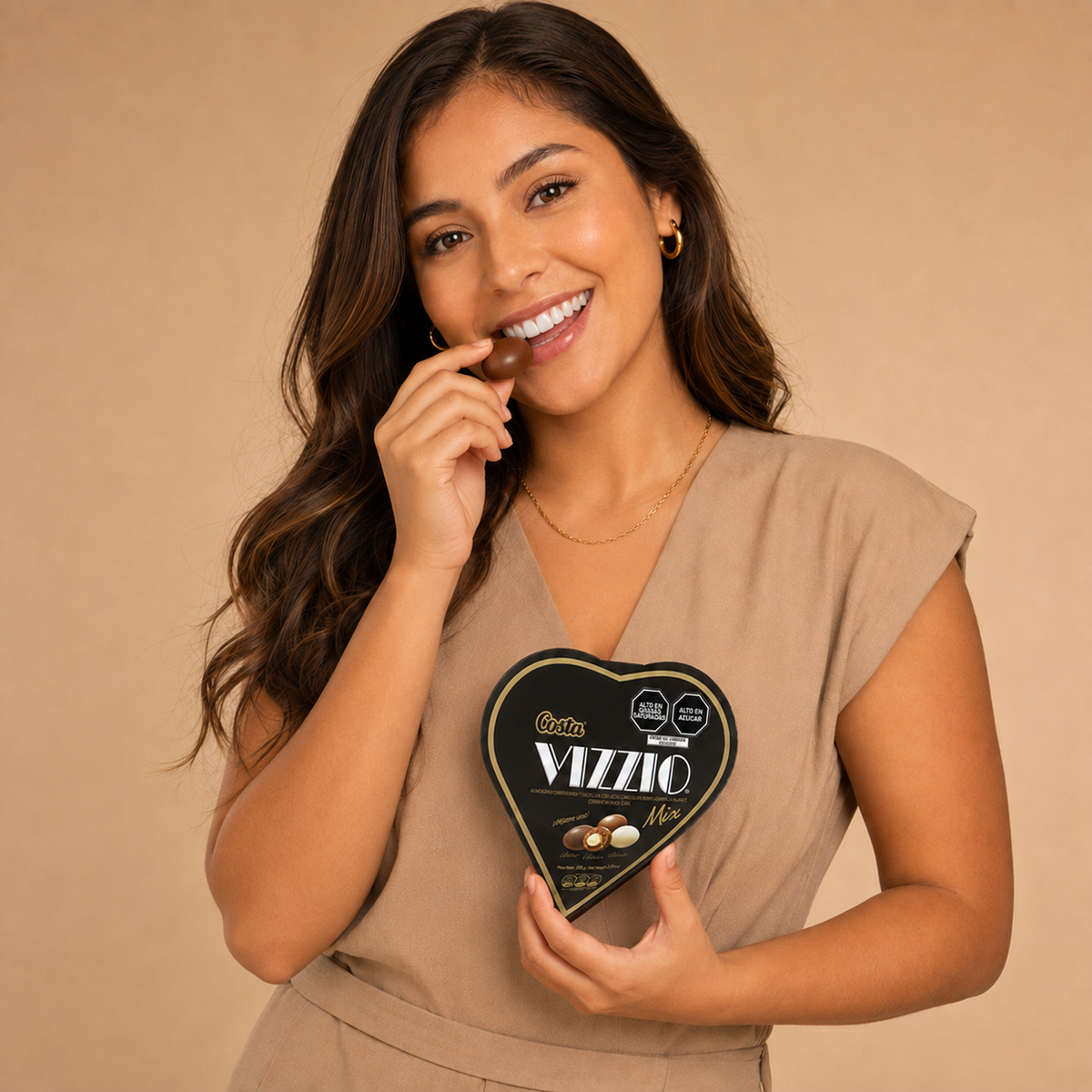 Chocolate Costa Vizzio Corazón Mix 105 g
