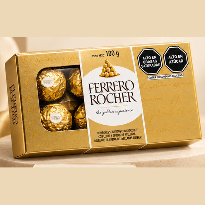 Caja Ferrero Rocher 8 piezas - DELIRIO Florería