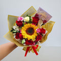 Unigirasol con Rosas - DELIRIO Florería