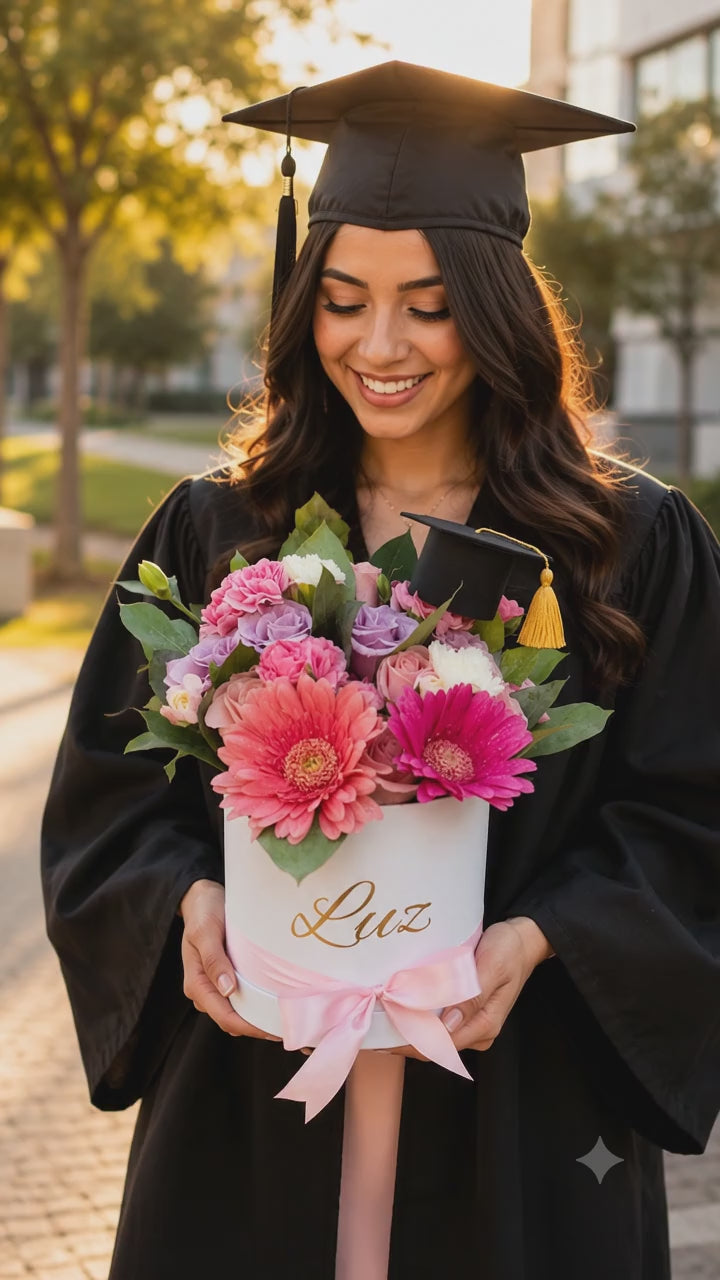 Box Floral Mixto para Graduación